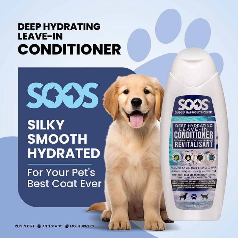 Soos Pets, Deep Hydrating Leave-In Pet Conditioner - 500ML  image number null